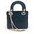 Borsa a Spalla Mini Lady Dior Cannage di Christian Dior Nero - vista 2