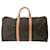 Louis Vuitton Keepall 50 Marrom Lona  ref.1551773