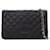 Wallet On Chain Chanel Noir CC Caviar Sac à Chaîne en Diamant Cuir  ref.1551785