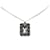 Collier Pendentif Champs Elysees en Laiton Argenté Louis Vuitton Métal  ref.1551829