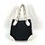 Borsa Tote Chanel Bicolor Deca Coco Chain Nero Bianco - vista 2