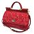 Sicily Borsa a mano ricamata floreale Dolce & Gabbana Sicilia Rosso
