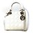 Borsa a Spalla Lady Dior Medium di Christian Dior Bianco