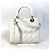Borsa a Spalla Lady Dior Medium di Christian Dior Bianco - vista 2
