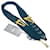 Ceinture en satin et toile pour femmes Fendi Bleu  ref.1552133