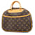 Louis Vuitton Trouville Brown Cloth  ref.1552147