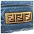 Fendi Zucca Nylon Rucksack Marineblau - Ansicht 5