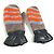 Fendi Damenhandschuhe aus Angora Braun Orange - Ansicht 6