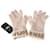 Fendi Damen Wollhandschuhe Pink Beige  - Ansicht 1
