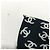 Scrunchie per capelli in nastro Chanel con logo Coco Nero Bianco - vista 4