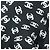 Scrunchie per capelli in nastro Chanel con logo Coco Nero Bianco - vista 5