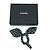 Scrunchie per capelli in nastro Chanel con logo Coco Nero Bianco - vista 9