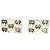 Gemelli Gucci 457224 Ghost SV925 in argento per uomo