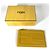 Pochette in pelle gialla Fendi Giallo - vista 2