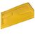 Pochette in pelle gialla Fendi Giallo - vista 3