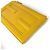 Pochette in pelle gialla Fendi Giallo - vista 4