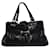 Chanel Quilted Black Leather Latch Front Tote Bag  ref.1552341