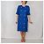 Vintage 1980 Givenchy blaues Leinenkleid - Ansicht 7