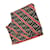 Fendi Zucca Wool Scarf for Women Brown Red  - view 2