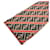 Fendi Zucca Wool Scarf for Women Brown Red  - view 4