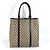Gucci GG Plus Tragetasche Beige Dunkelbraun