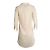 Autre Marque Popcph, Bluse Georgette Hemdkleid in Ecru - Ansicht 3