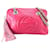 Borsa a spalla Gucci Interlocking G Soho con doppia catena Rosa Pelle  ref.1552809