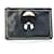 Fendi Studded Pouch Karl Lagerfeld Clutch Bag Black White Leather Fur  ref.1552819