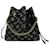 Bucket Louis Vuitton Bolso tipo cubo de cuero Bella Mahina 2-en-1 Pouch Negro  ref.1552853