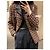 Cambon Chanel 92A Giacca Museu Tweed & Pelle Nera 38 Marrone - vista 10