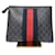 Borsa Clutch Gucci GG Supreme Web Nero Pelle  ref.1550156