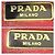 Borsa PRADA Saffiano Tri-Color Turn Lock Bianco Rosso Nera Nero - vista 4