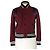 Chaqueta Teddy Saint Laurent rojo burdeos