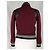 Chaqueta Teddy Saint Laurent rojo burdeos - vista 3