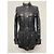 Parka Belstaff Catwoman de cuero de cordero negro - vista 8