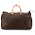 Louis Vuitton Speedy 40 Monogram Marron Cuir Toile  ref.1553016