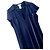 Céline Vestido midi CELINE con cuello en V 40/42 de jersey de seda marina Azul marino - vista 2