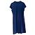 Céline Vestido midi CELINE con cuello en V 40/42 de jersey de seda marina Azul marino - vista 7