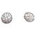 Autre Marque Orecchini in oro bianco e diamanti 2 ct VS G-H Argento