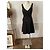 Vestido deconstruido Sportmax 38 de popelina de algodón negro - vista 2