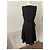 Vestido deconstruido Sportmax 38 de popelina de algodón negro - vista 3