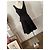 Vestido deconstruido Sportmax 38 de popelina de algodón negro - vista 5