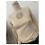 Paco Rabanne Pullover mit Stehkragen in Kaschmir Größe 38/40 in Beige mit Monogramm und Strass Silber Silber Hardware - Ansicht 3