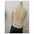 Paco Rabanne Pullover mit Stehkragen in Kaschmir Größe 38/40 in Beige mit Monogramm und Strass Silber Silber Hardware - Ansicht 4