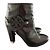 Botines de cuero negro Tory Burch