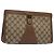 GUCCI GG Supreme Web Sherry Line Clutch Bag PVC Beige Rosso 89 01 033 Auth ep4795