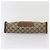GUCCI GG Supreme Web Sherry Line Clutch Bag PVC Beige Rosso 89 01 033 Auth ep4795 - vista 6