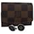 LOUIS VUITTON Estojo para Punhos Damier Ebene M30964 LV Auth 80714  ref.1553249