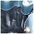 Borsa a Spalla Gancini in Camoscio Blu Navy Salvatore Ferragamo Auth yk13840 - vista 20