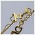 Bracciale in metallo dorato Christian Dior Auth am6489 - vista 6